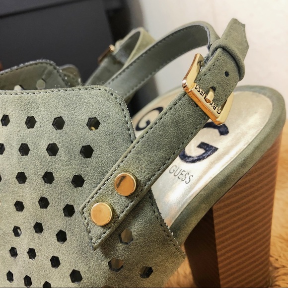 G by Guess- Olive Heeled Sandal Booties - Picture 6 of 9